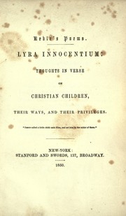 Cover of: Keble's poem: Lyra innocentium