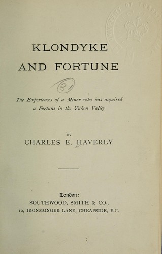 Klondyke and fortune