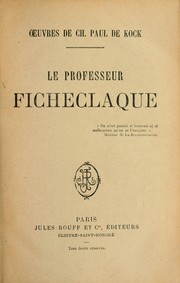 Cover of: La professeur Ficheclaque