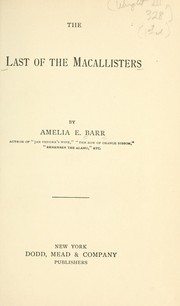 Cover of: The last of the Macallisters.