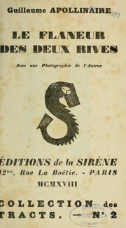 Cover of: Le flaneur des deux rives: avec une photographie de l'auteur