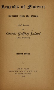 Cover of: Legends of Florence: second series