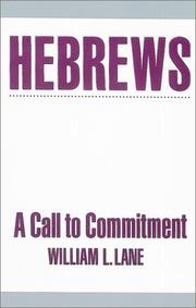 Cover of: Hebrews by William L. Lane