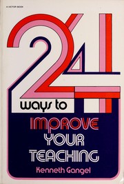 Cover of: 24 ways to improve your teaching