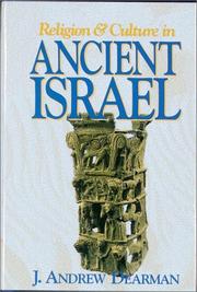 Cover of: Religion & culture in ancient Israel