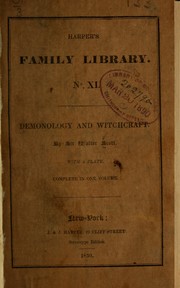 Cover of: Letters on demonology and witchcraft: addressed to J.G. Lockhart, esq.