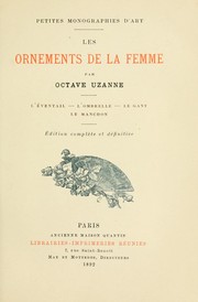 Cover of: Les ornements de la femme by Octave Uzanne