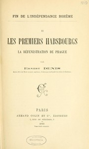 Les premiers Habsbourgs by Ernest Denis