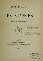 Cover of: Les Stances: les six livres complets