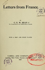 Cover of: Letters from France