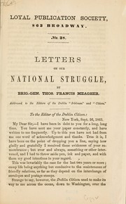 Cover of: Letters on our national struggle