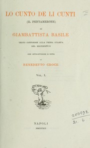 Cover of: Lo cunto de li cunti (Il Pentamerone) by Giambattista Basile