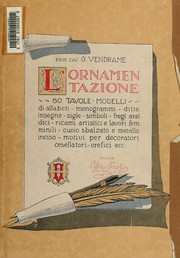Cover of: L'ornamentazione