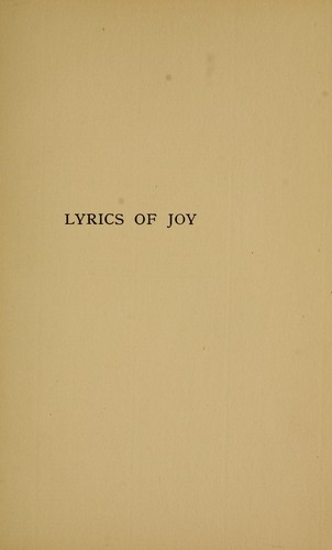 Lyrics of joy