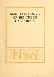 Cover of: Mariposa grove of big trees | B. M. Leitch