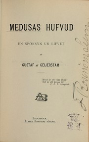 Cover of: Medusas hufvud: en spöksyn ur lifvet