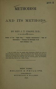 Cover of: Methodism and it's methods.