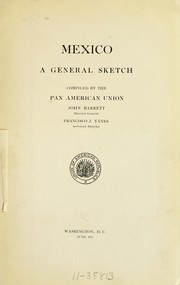 Cover of: Mexico: a general sketch
