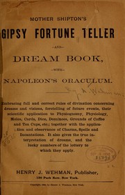 Cover of: Mother Shipton's Gipsy fortune teller and dream book