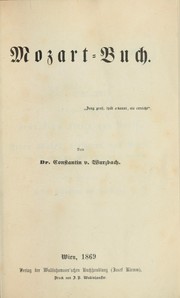 Cover of: Mozart-buch