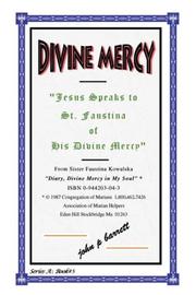 Cover of: Divine mercy in my soul by Saint Faustina