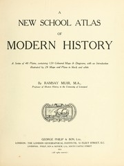 Cover of: A new school atlas of modern history