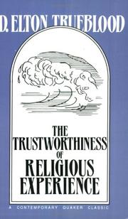 Cover of: The trustworthiness of religious experience