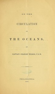 Cover of: On the circulation of the oceans