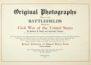 Cover of: Original photographs taken on the battlefields during the Civil War of the United States