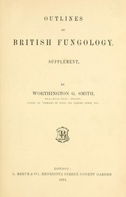Cover of: Outlines of British fungology. Supplement.