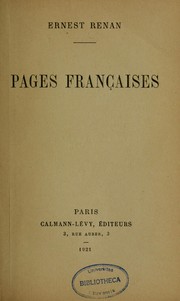 Cover of: Pages françaises