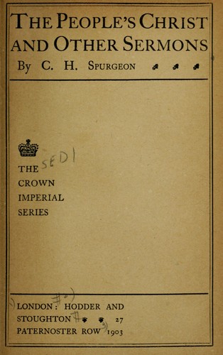 The people’s Christ and other sermons
