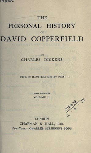 The personal history of David Copperfield by Charles Dickens
