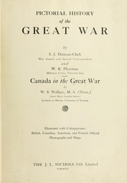 Cover of: Pictorial history of the great war