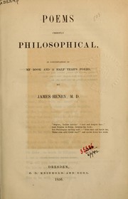Cover of: Poems by Henry, James