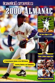 Cover of: Baseball America's 2000 Almanac (Baseball America  Almanac)