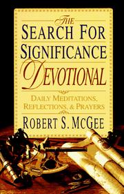 Cover of: The Search for Significance Devotional: Daily Meditations, Reflections, & Prayers