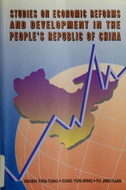 Cover of: Studies on economic reforms and development in the People's Republic of China