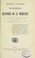 Cover of: Recherches sur l'histoire de la médecine