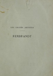 Cover of: Rembrandt