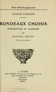 Cover of: Rondeaux choisis
