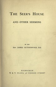 Cover of: The seer's house and other sermons