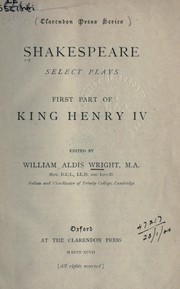 Cover of: Select plays by William Shakespeare
