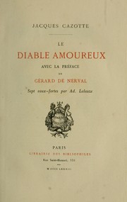 Cover of: Le diable amoureux by Jacques Cazotte