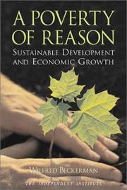 A poverty of reason by Wilfred Beckerman