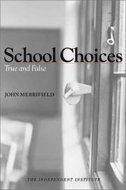 Cover of: School Choices: True and False