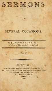 Cover of: Sermons on several occasions