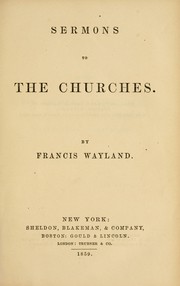 Cover of: Sermons to the churches