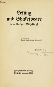 Cover of: Shakespeare und unsere Klassiker