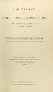 Simple lessons on tuberculosis or consumption PDF